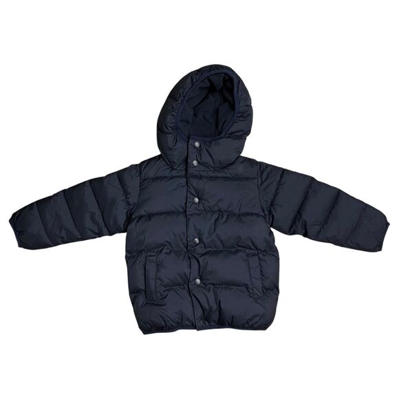 J CREW Crewcuts Boys XXS Navy Blue Hooded Zip Puffer Jacket Winter Coat $168 - Picture 12 of 12